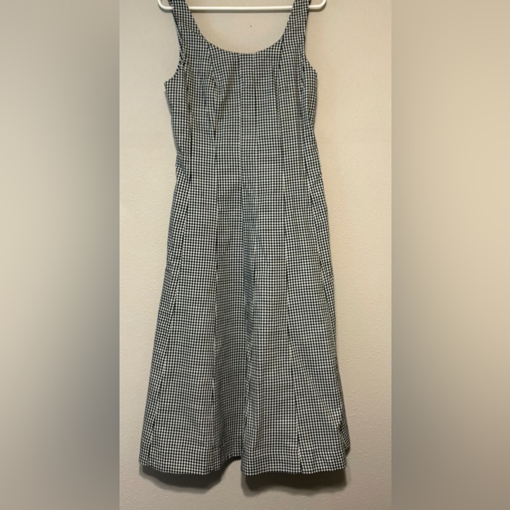 a new day Black and White Gingham Maxi Dress
